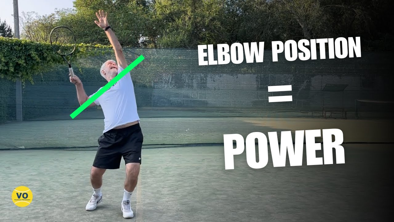 Trophy Position Explained: The Elbow Mistake That Kills Serve Power