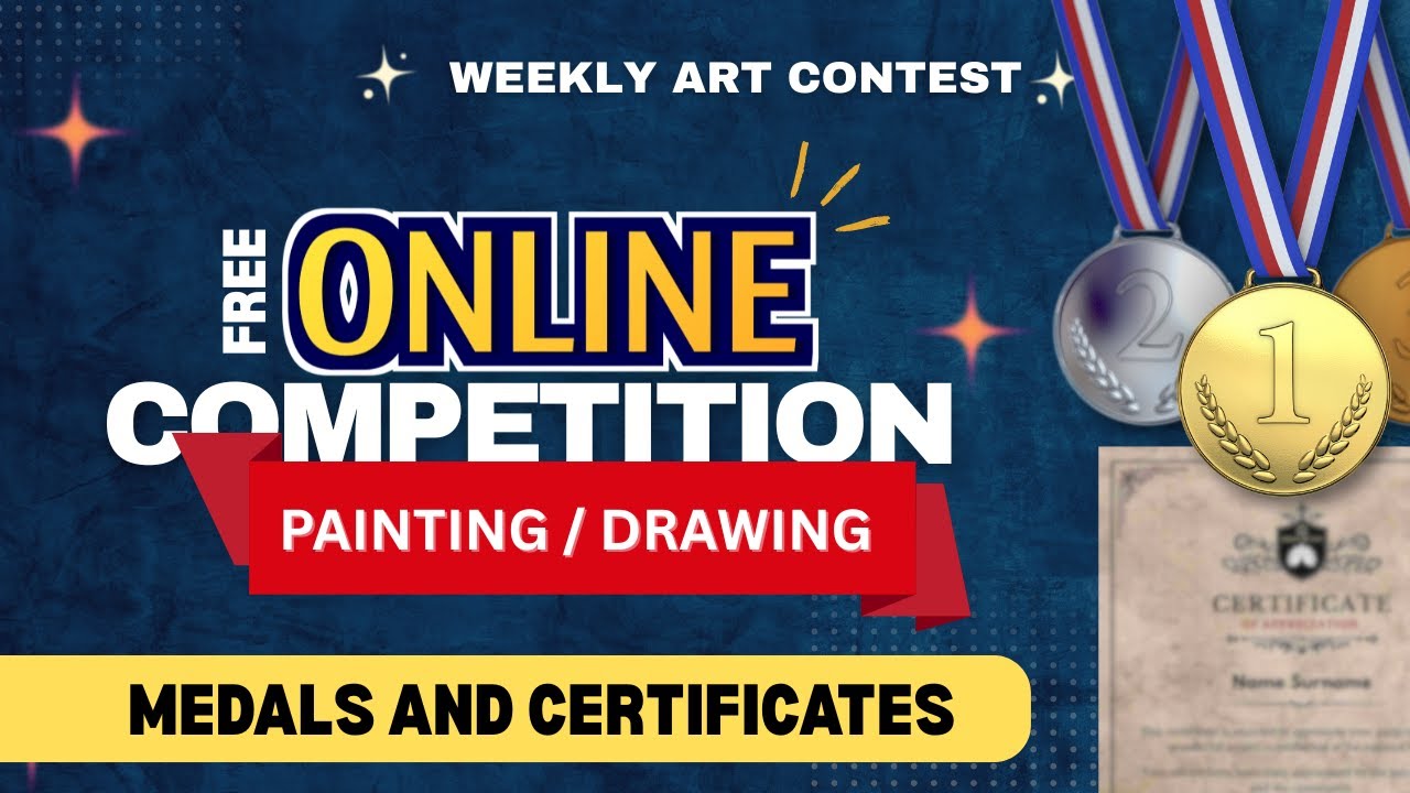 Free Online Drawing Competition 2025🏅|| Win Medals and Certificates