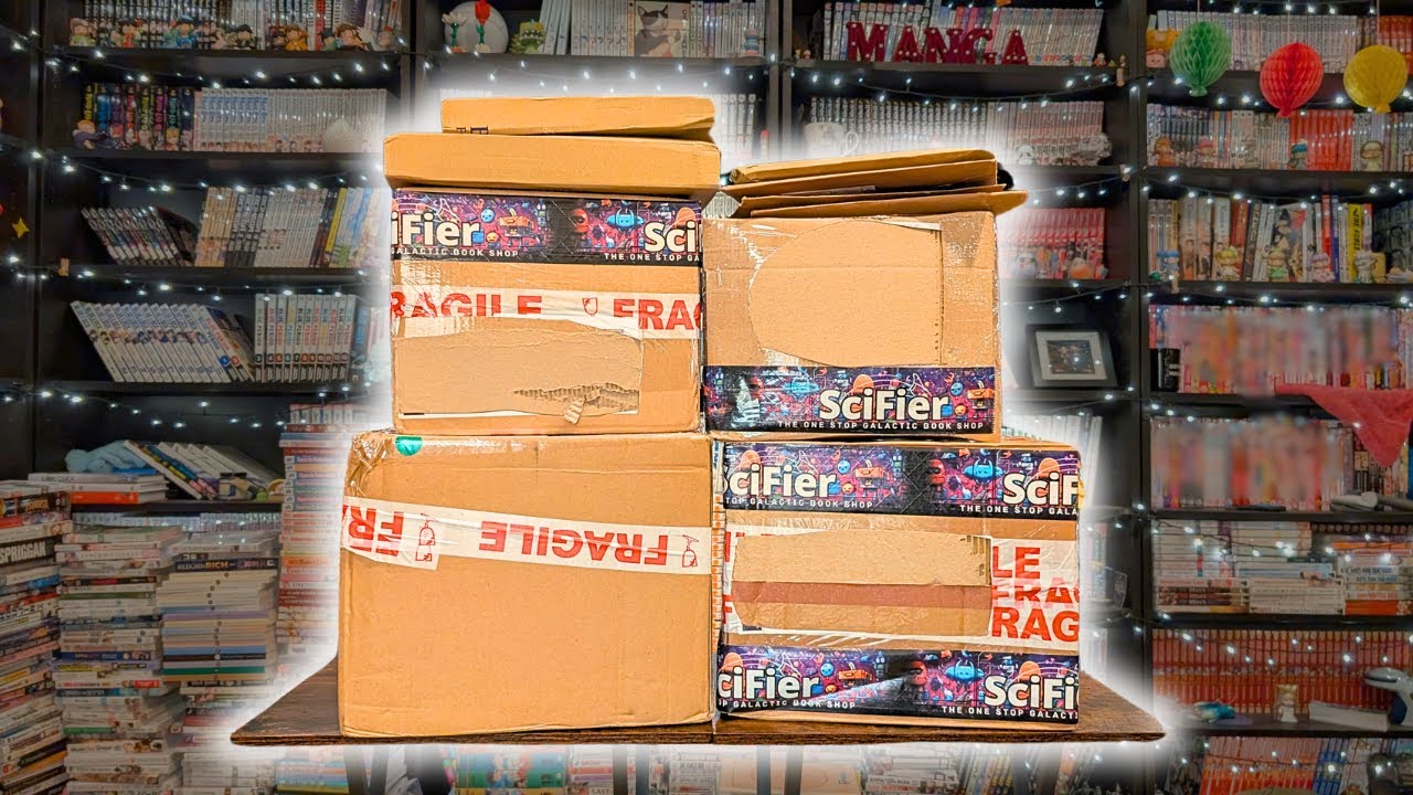 MEGA MASSIVE USED AND NEW SCIFIER MANGA UNBOXING
