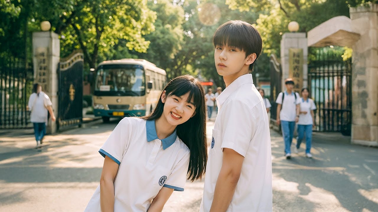 The goofy schoolgirl never expected that being late would lead her to her destiny