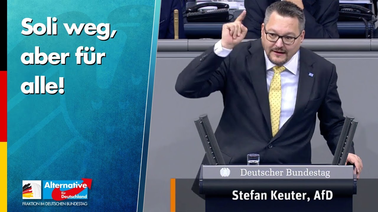 Soli weg, aber f&uuml;r alle! - Stefan Keuter - AfD-Fraktion im Bundestag