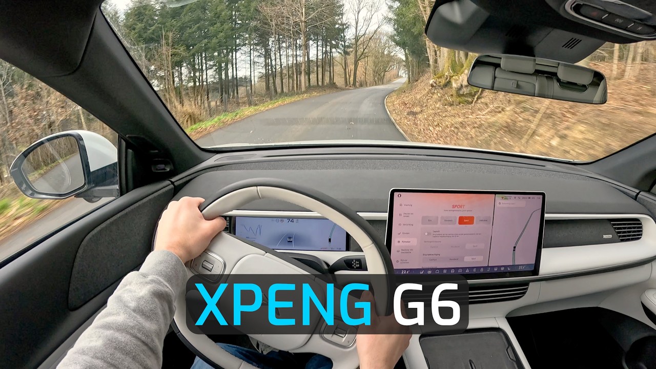 XPENG G6 RWD LONG RANGE 210 KW POV TEST DRIVE
