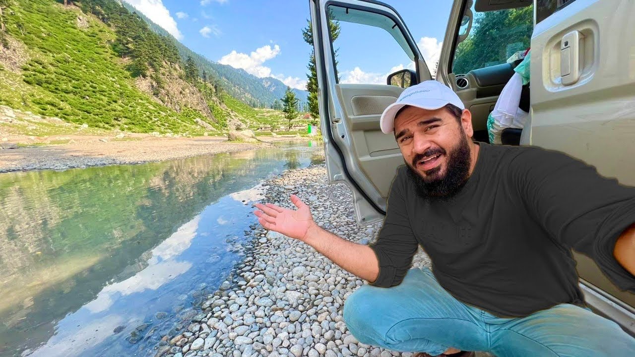 My car stuck in water 🚙🏔| Most difficult drive | Day 4 | Mustafa Hanif BTS | daily vlogs