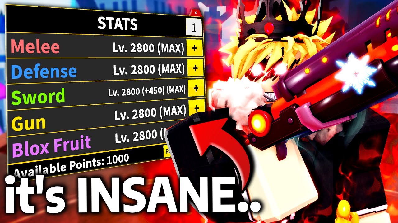 THIS NEW STAT UPGRADE UPDATE IS BROKEN!! (Blox Fruits)