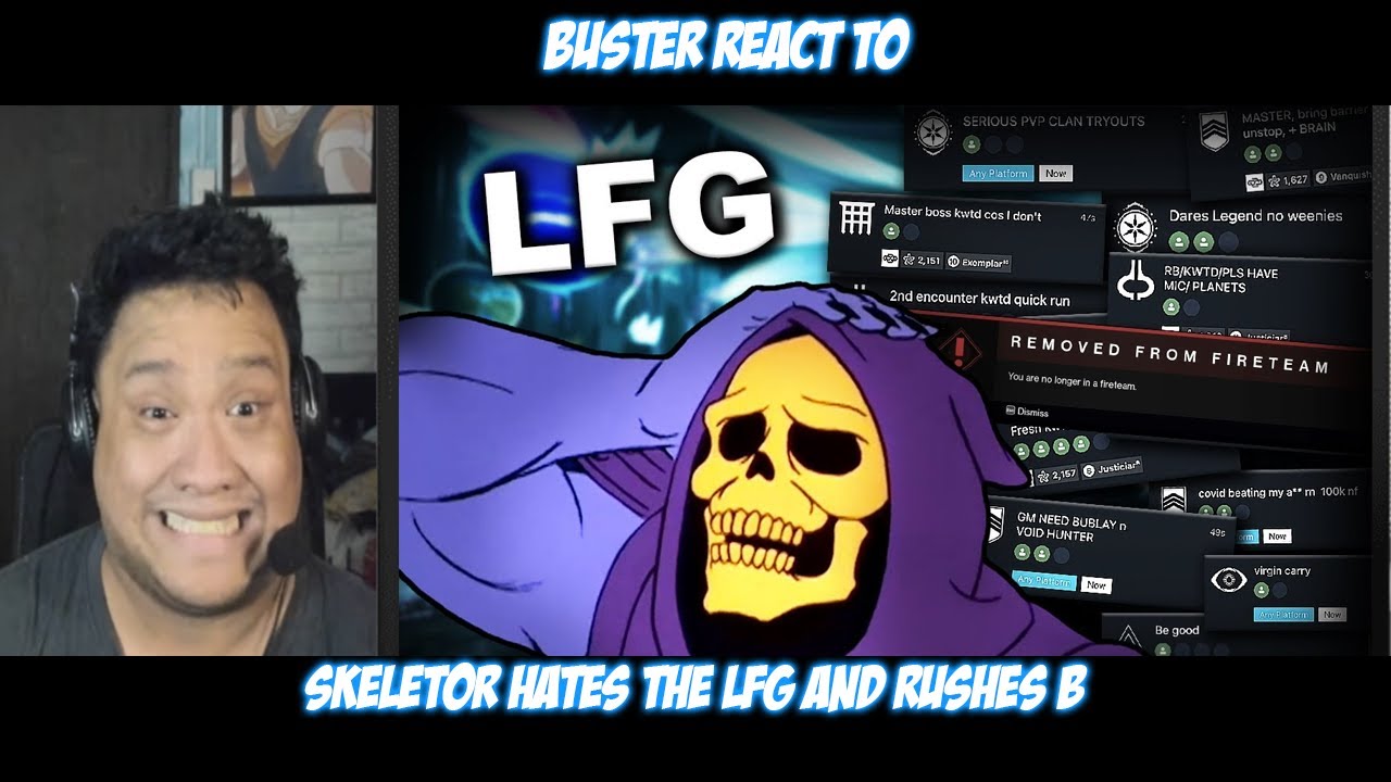 Реакция игрока, не играющего в Destiny, на то, что Скелетор ненавидит LFG и бросается в атаку @to...