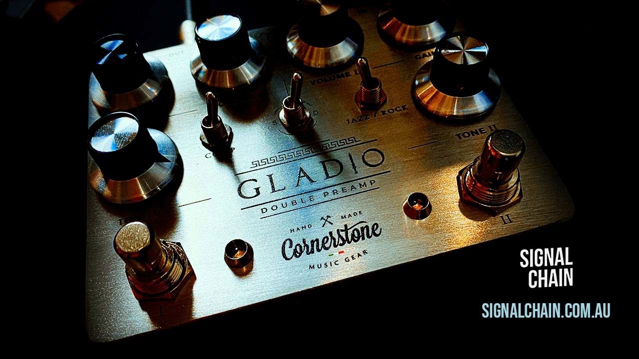 Cornerstone Music Gear: GLADIO Double Preamp. A closer look
