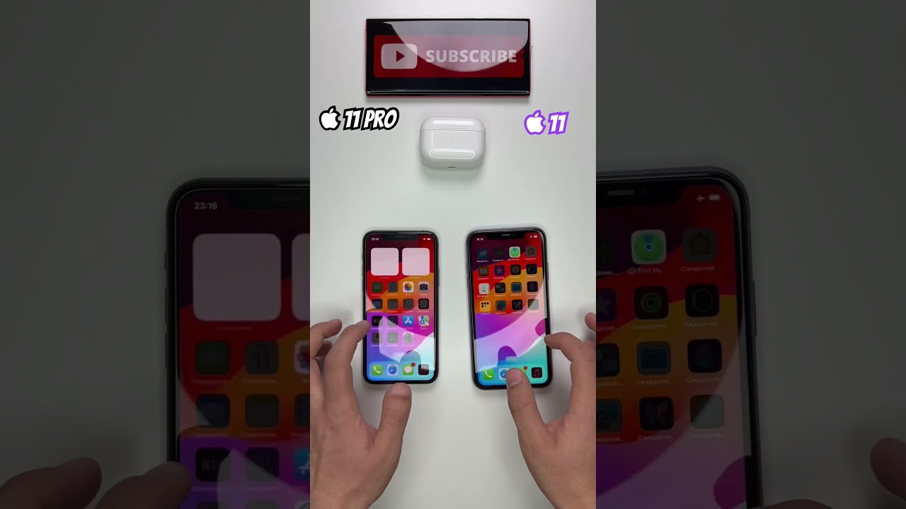 iPhone 11 Pro vs IPhone 11 | Speed test 😱#apple #test #newvideo #idea #1million #phone #telephone