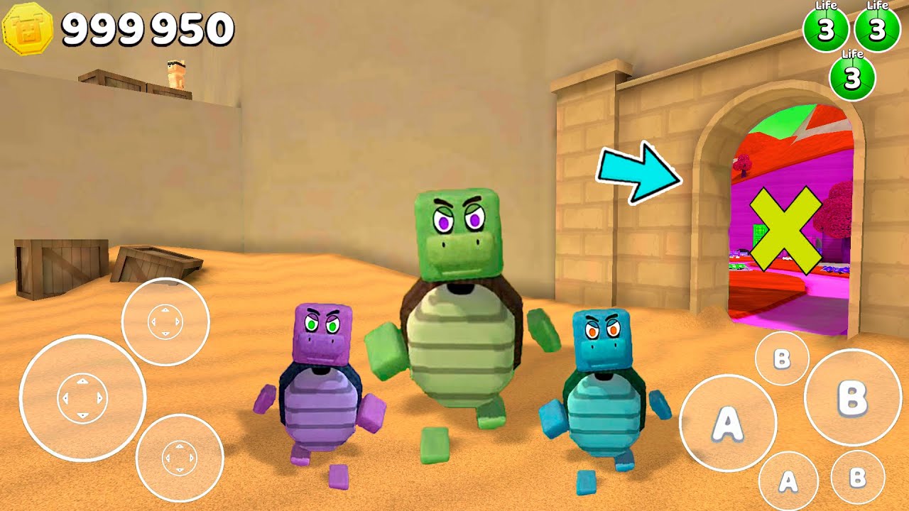 Colored Turtles? | Super Bear Adventure