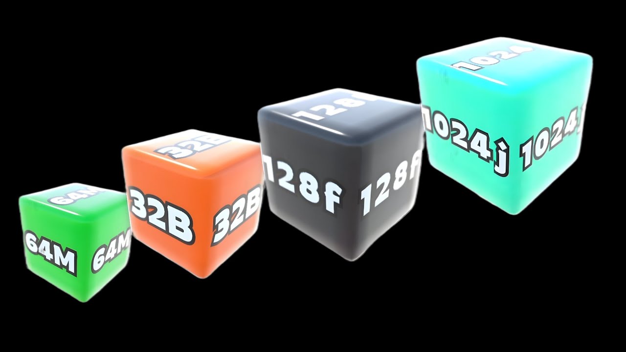 Jelly Run 2048 ULTIMATE Gameplay | 3 Shape Play | 32B vs 128f  vs 1024j Race