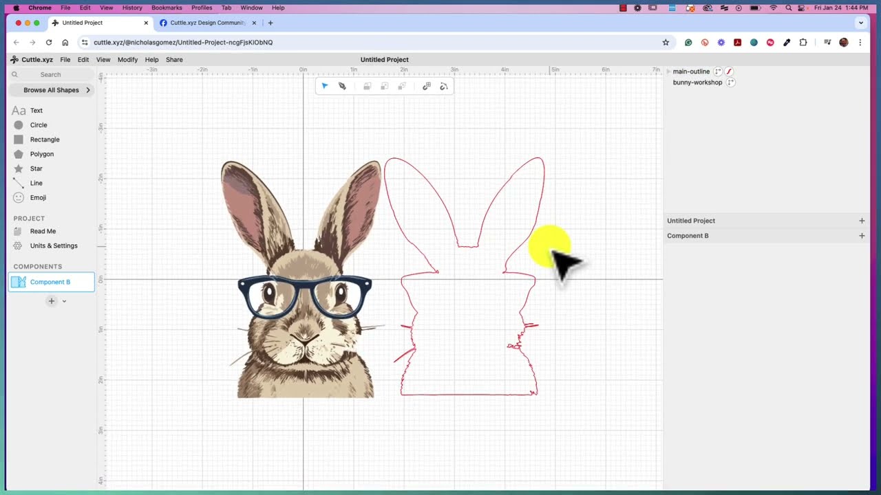 Remove SVG Vector Paths in Cuttle.xyz Image Trace