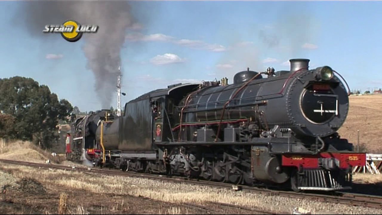 Classes 12AR and 15Fs Doubleheading train for Magaliesburg, South Africa