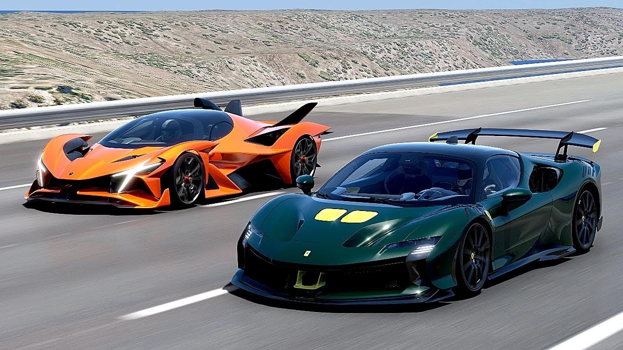 ASSETTO CORSA - Ferrari SF90 XX S Vs Apollo Project Evo | 20Km Battle at Special Stage Route X