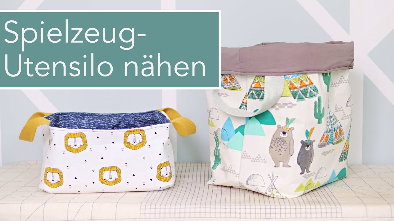 Spielzeug Utensilo für Babys und Kinder nähen
