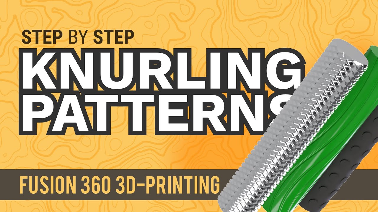 Patterns and Knurling for 3D Printing — Fusion 360 — Intermediate