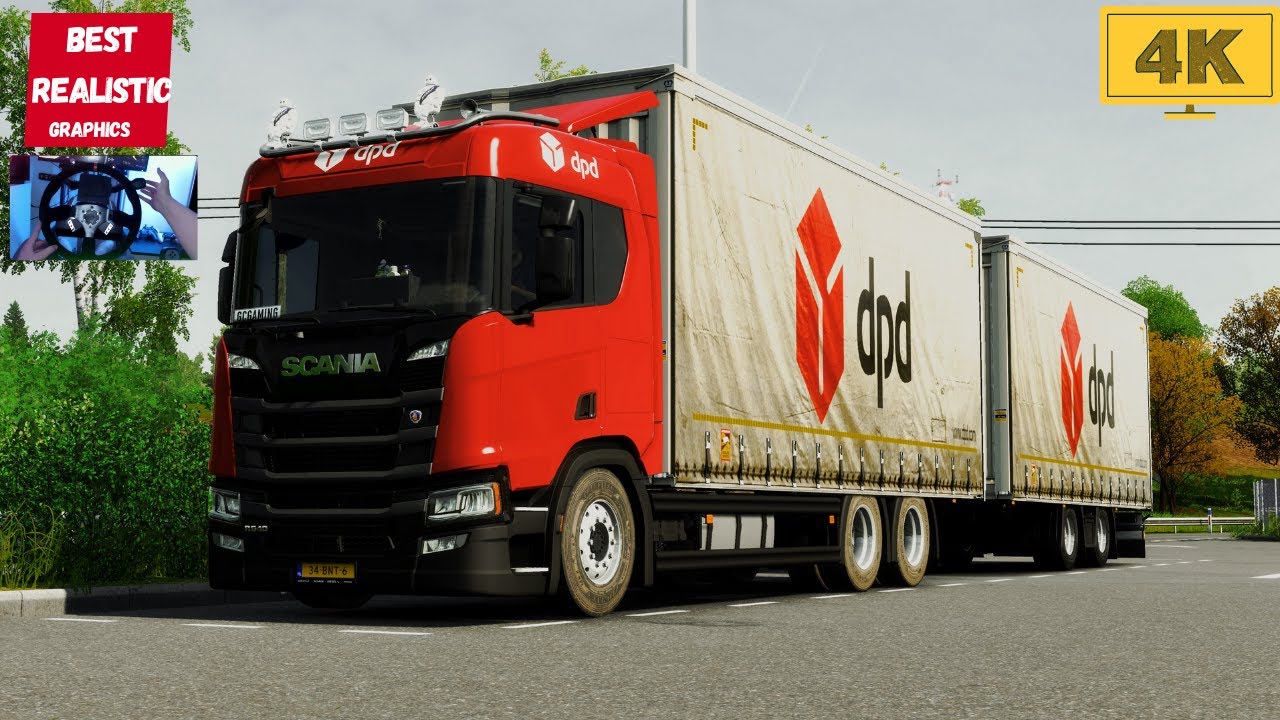 Scania R540 DC-13 Realistic Driving Promods 2.66 Chernivtsi-Kronstadt 1.48