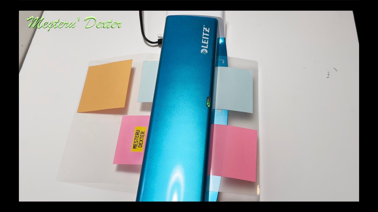 Laminator pentru documente la birou sau acasa (Leitz iLam A4)