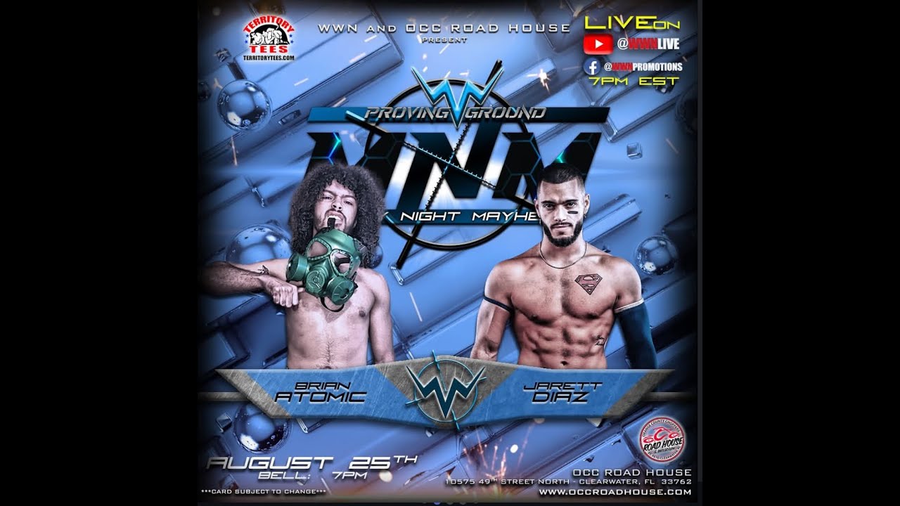 Jarett Diaz vs. Brian Atomic - WWN Proving Ground - August 25, 2025