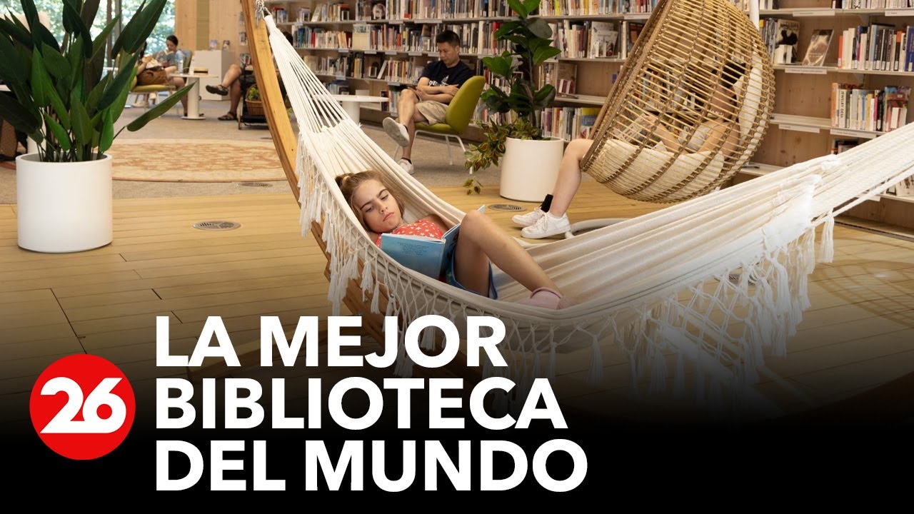 CANAL 26 DESDE ESPAÑA | La mejor biblioteca pública del mundo está en Barcelona