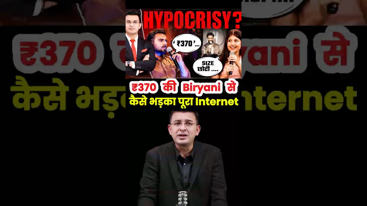How a ₹370 Biryani Outraged the Entire Internet? 😨 | Pranit More Controversy #shorts #narendramodi