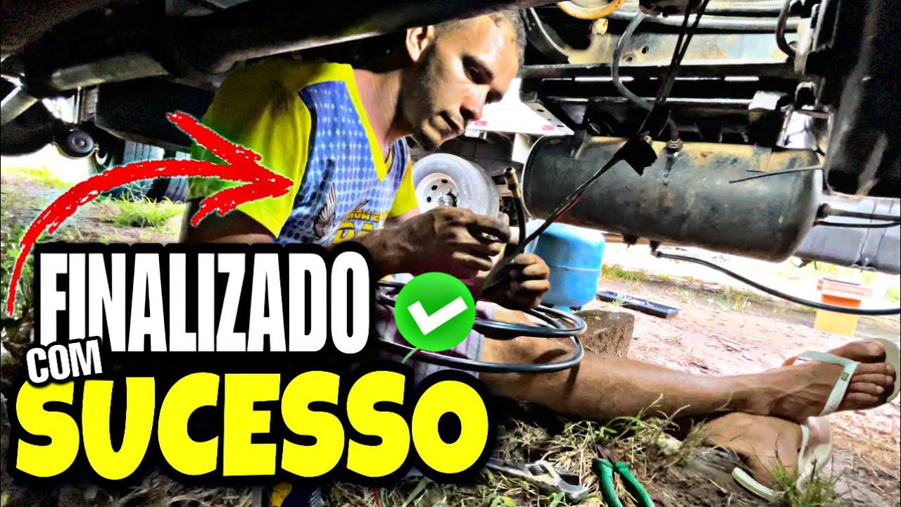 COMO COLOCAR RESERVATÓRIO DE AR EXTRA NO CAMINHÃO!