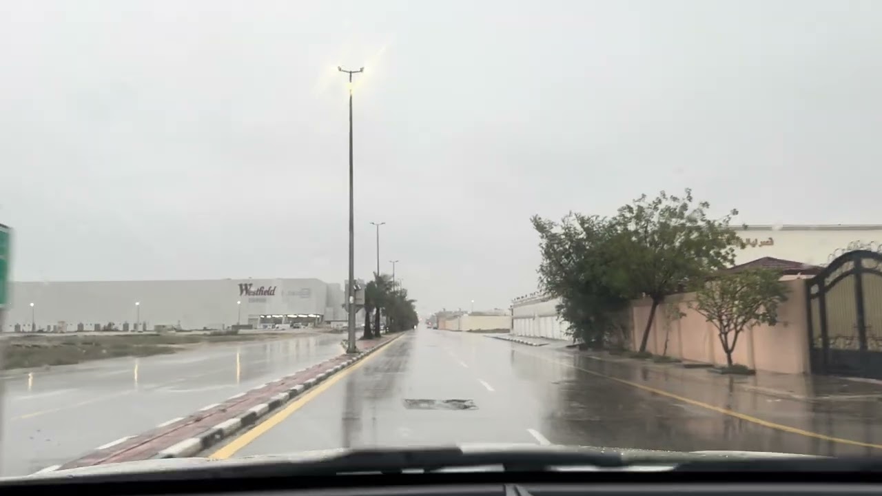 Rain in Dammam امطار الدمام مارس ٢٠٢٦