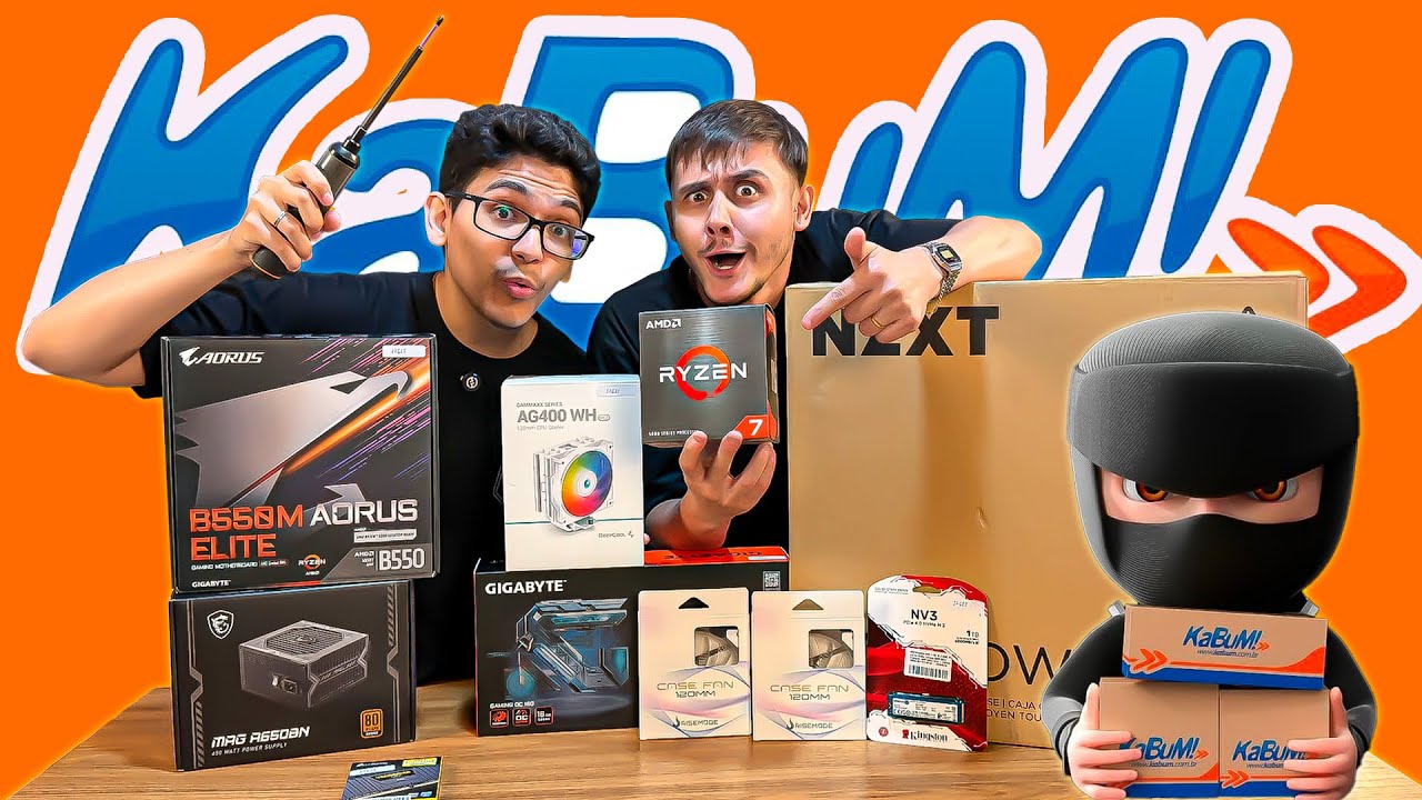 Montando o PC GAMER FULL KABUM de 7 mil do CLIENTE 🤑