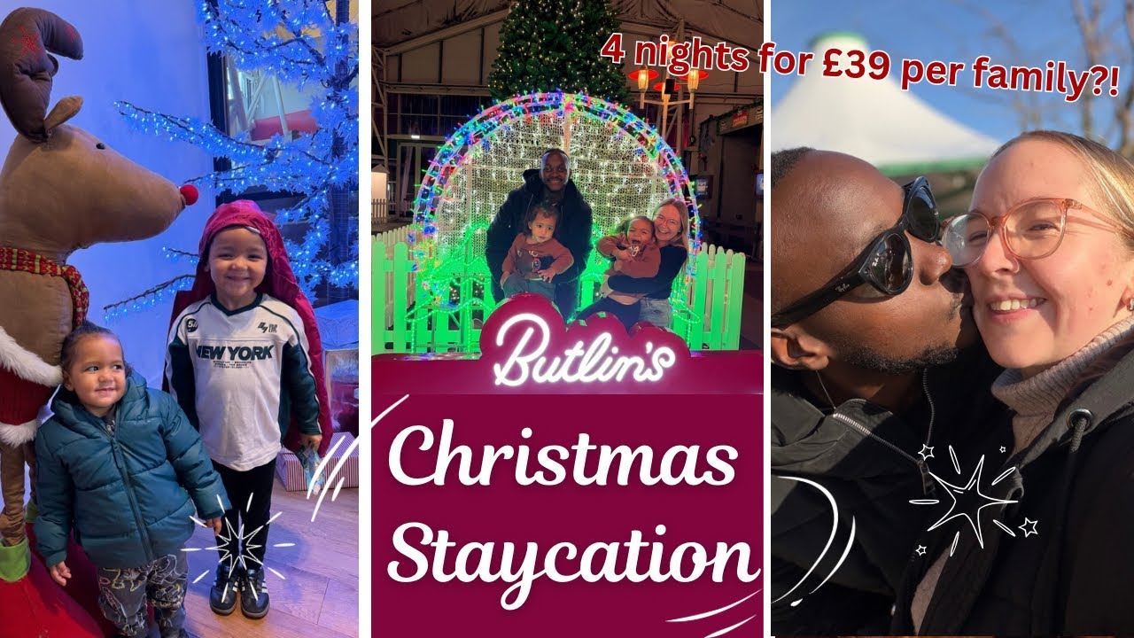 A BUDGET Christmas Staycation 🎄BUT is it CLEAN? Is it SAFE?! Spend 3 nights in Butlins with us 📍