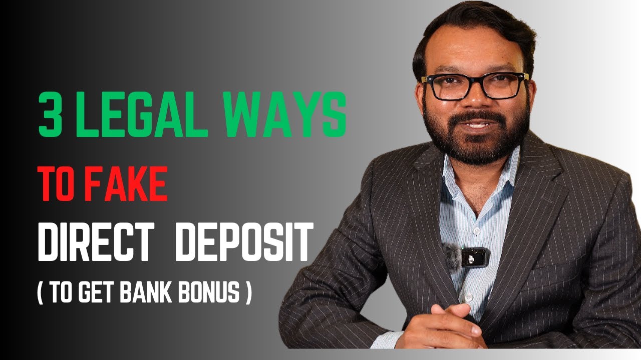 How to LEGALLY cheat Direct Deposit to get bank bonus?