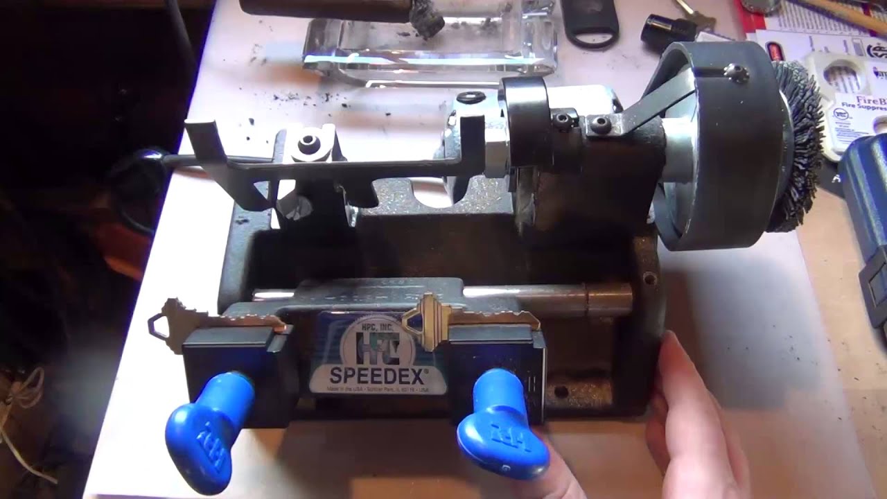 Key Cutter, Mike Explains how an Entry Level Key Cutter Works