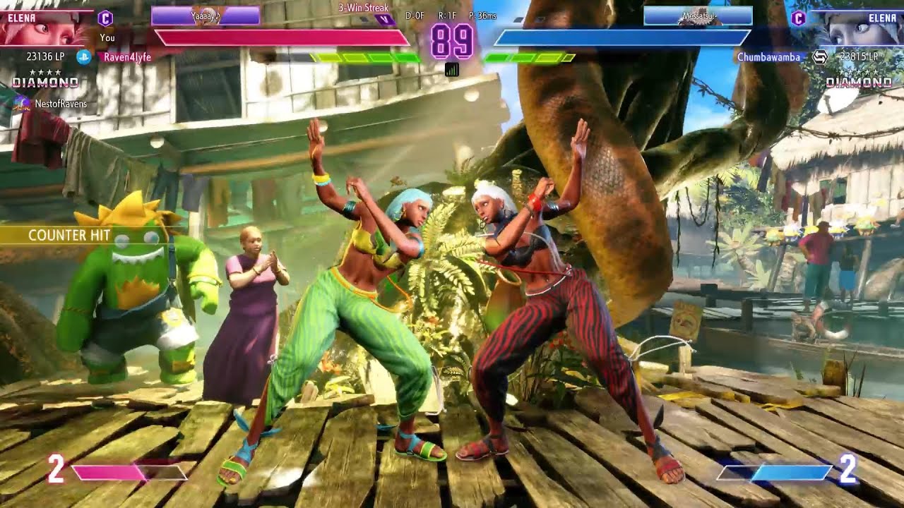 Street Fighter 6 #256 Elena vs Elena