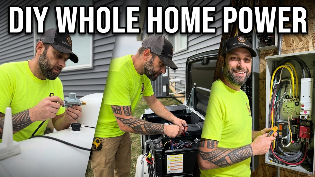 Generac Next Gen Generator Installation: Propane Tank to Electrical Connections