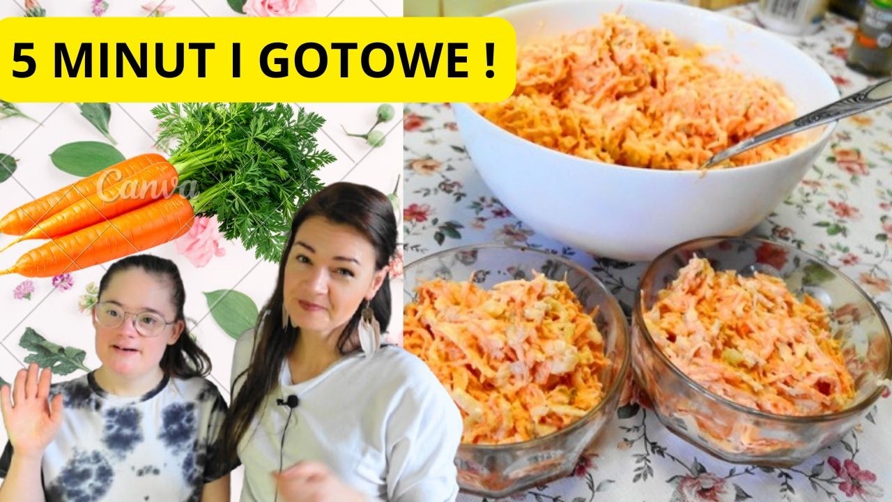 🍏Sur&oacute;wka z mojego dzieciństwa! Marchewka, Jabłko i Seler !🥕 Pyszny i prosty Sos Jogurtowy