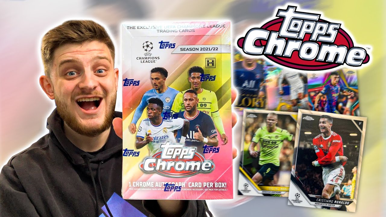 *NEW* Topps CHROME Champions League 2021/22 Hobby Box Break! (18 packs!)