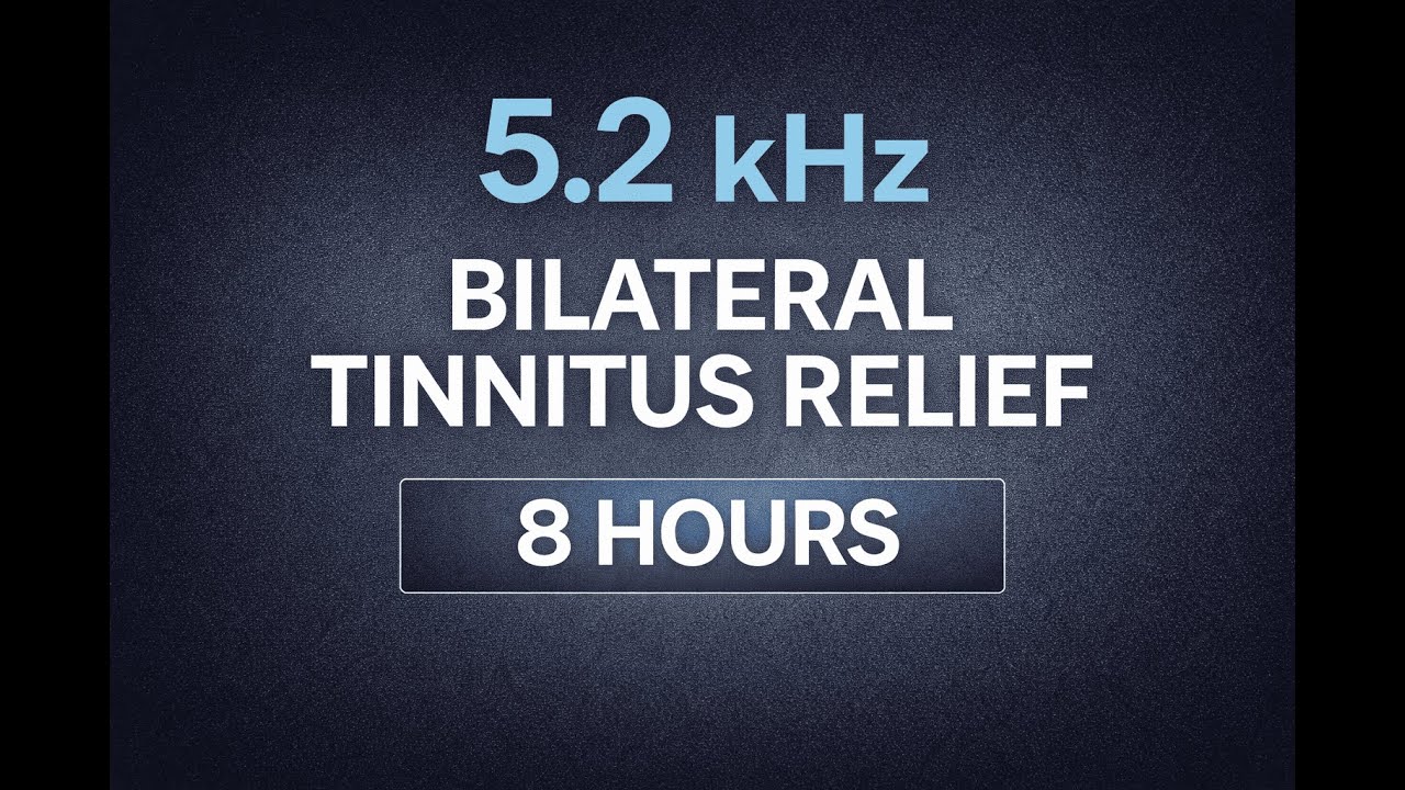 High-Pitch Bilateral Tinnitus – 5.2 kHz Filtered Noise (8 Hours)