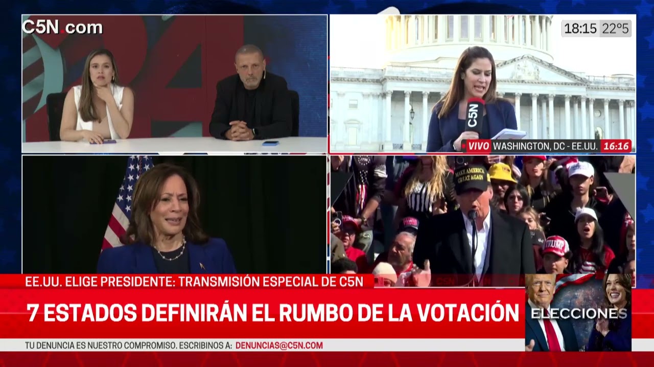 Elecciones en ESTADOS UNIDOS: teorías conspirativas y violencia ante un final abierto