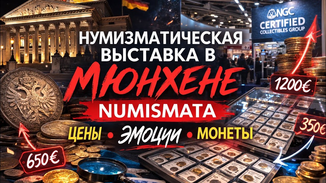 Нумизматическая выставка &laquo;Numismata&raquo; Мюнхен: уникальные екземпляры, емоции и цены. 7-8 марта 2026 г.