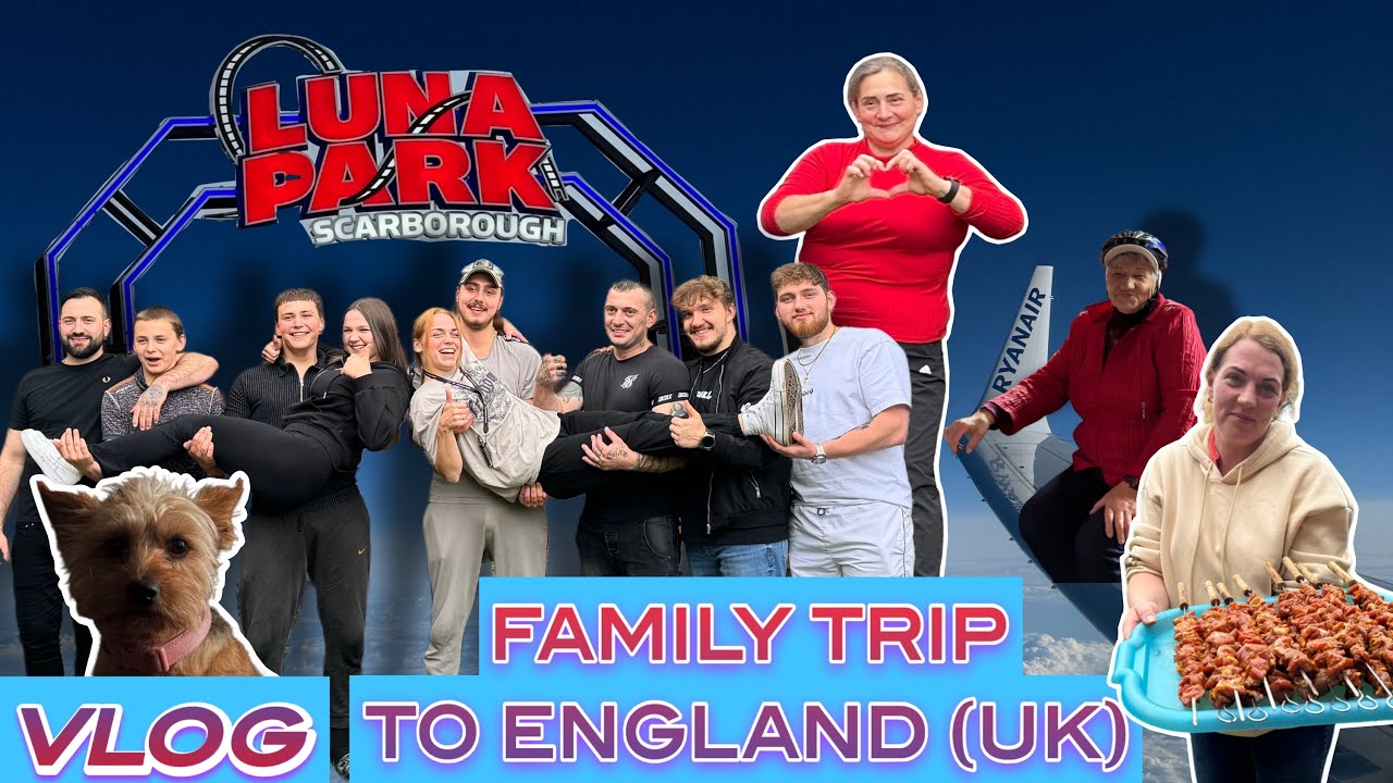 FAMILY TRIP TO UK. THE DEEP. LUNA PARK. BARBECUE. TOUGH GOODBYE.