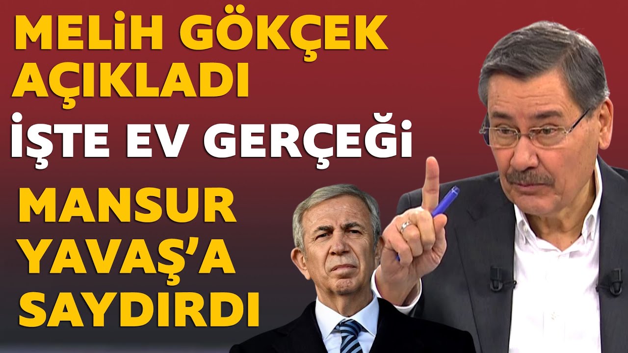 İşte ev gerçeği! Melih Gökçek açıkladı Mansur Yavaş'a saydırdı