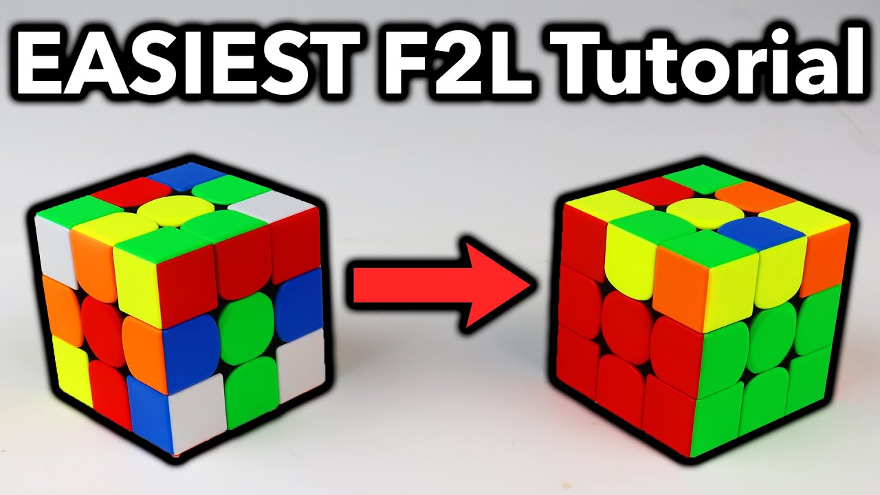 САМЫЙ ПРОСТОЙ РУКОВОДСТВО ПО F2L | Как научиться собирать кубик Рубика F2L