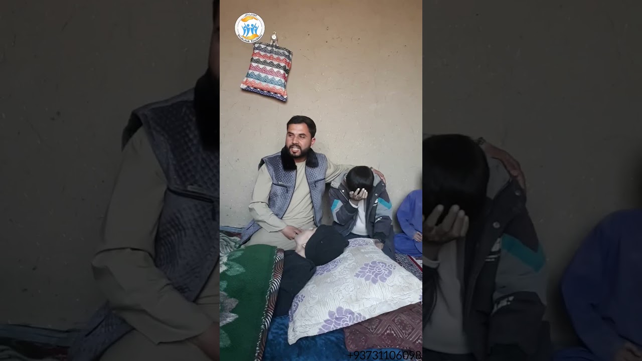 مادر که با 5فرزند یتیم دار 