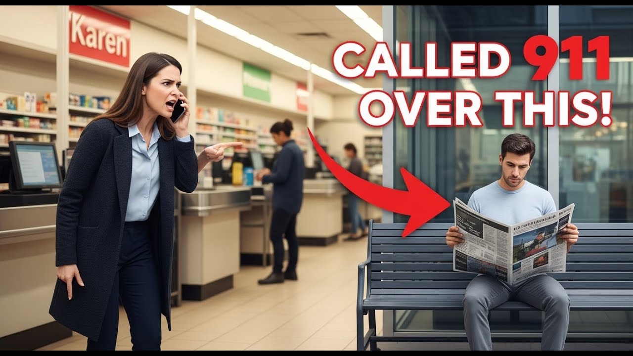 “Karen Called Police on Me for Reading a Newspaper — The Police Response Changed Everything”