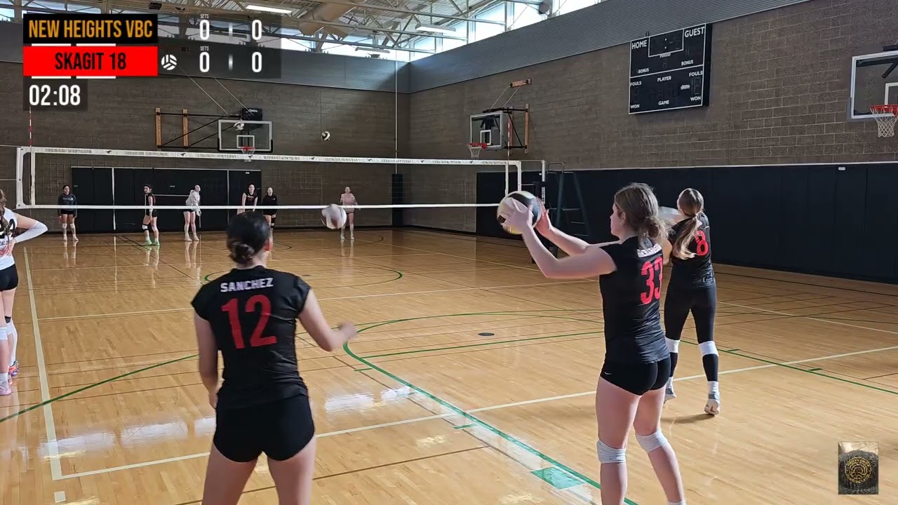 PSR#2 match 3, New Heights VBC 17/18 vs Skagit 18