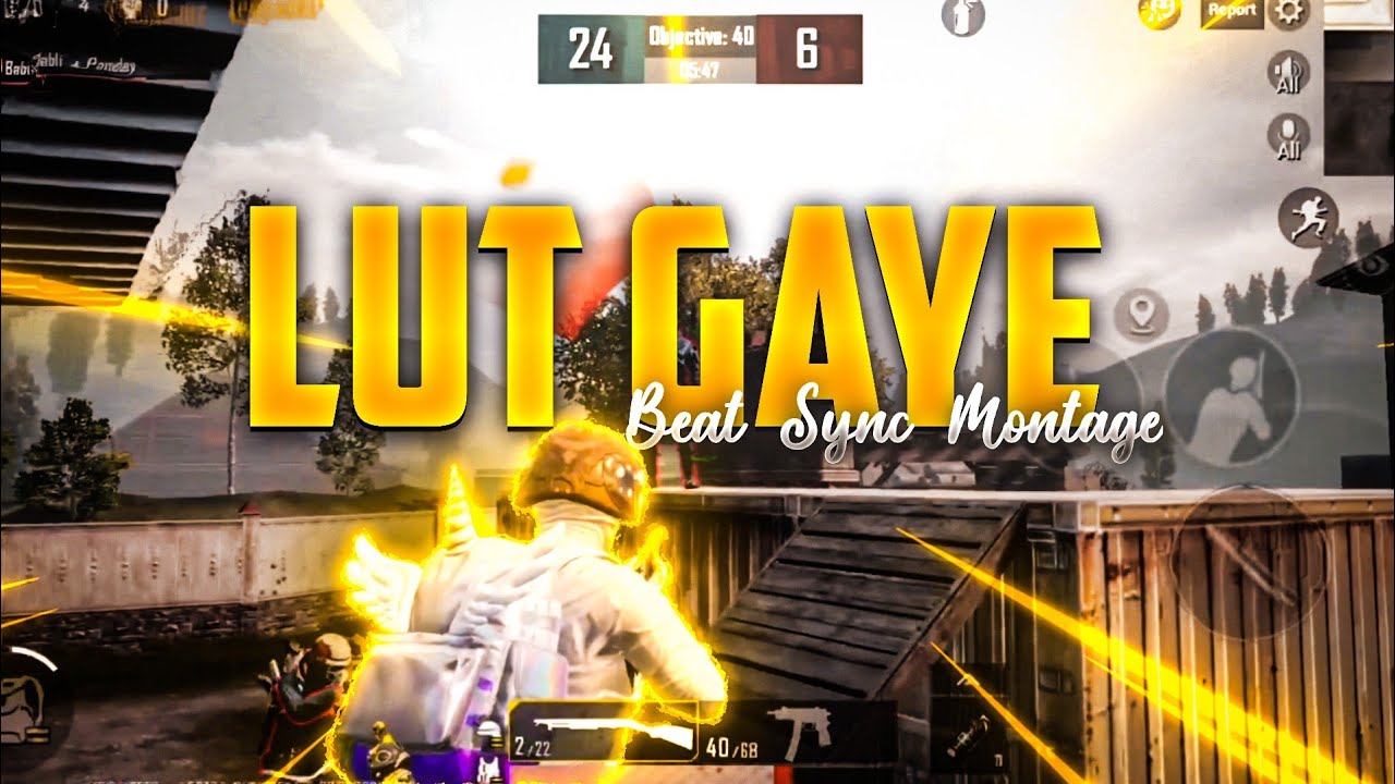 LUT GAYE BGMI Hindi Beatsync Montage | hindi song Beatsync | #rxqthug #beatsync #lutgaye