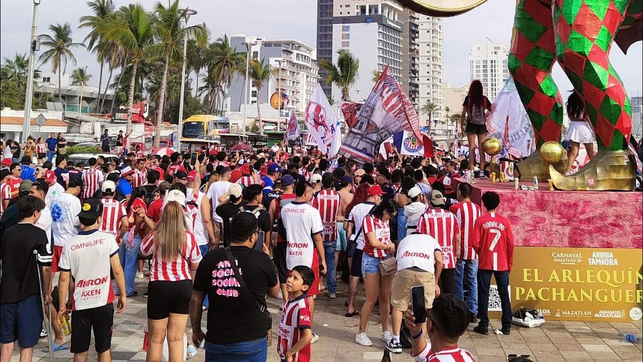INVASIÓN ROJIBLANCA EN MAZATLÁN 🤯🐐❤️ | CHIVAS VS MAZATLÁN | #chivas #futbol #refuerzo 