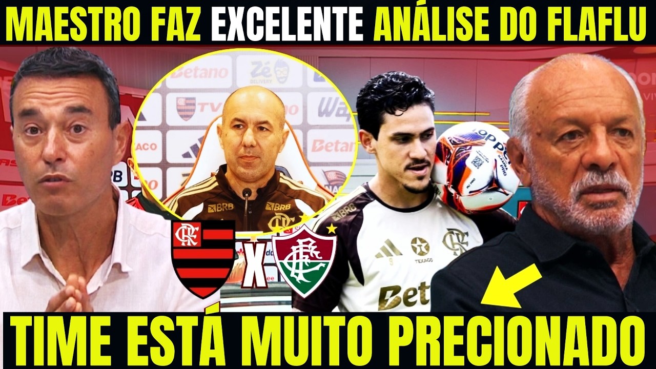 MAESTRO FAZ ÓTIMA ANÁLISE DO FLAMENGO COM A CHEGADA DE LEONARDO JARDIM! PEDRO DE VOLTA AOS TITULARES