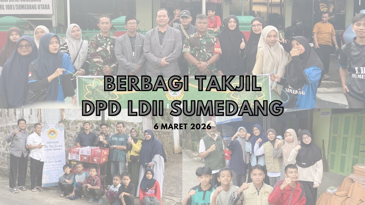 Berbagi Berkah Ramadhan: Pembagian Takjil LDII Kabupaten Sumedang
