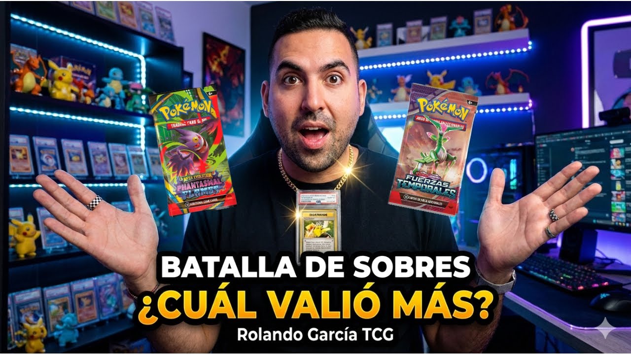 Abrí sobres Pokémon… y no esperaba esto 😳🔥