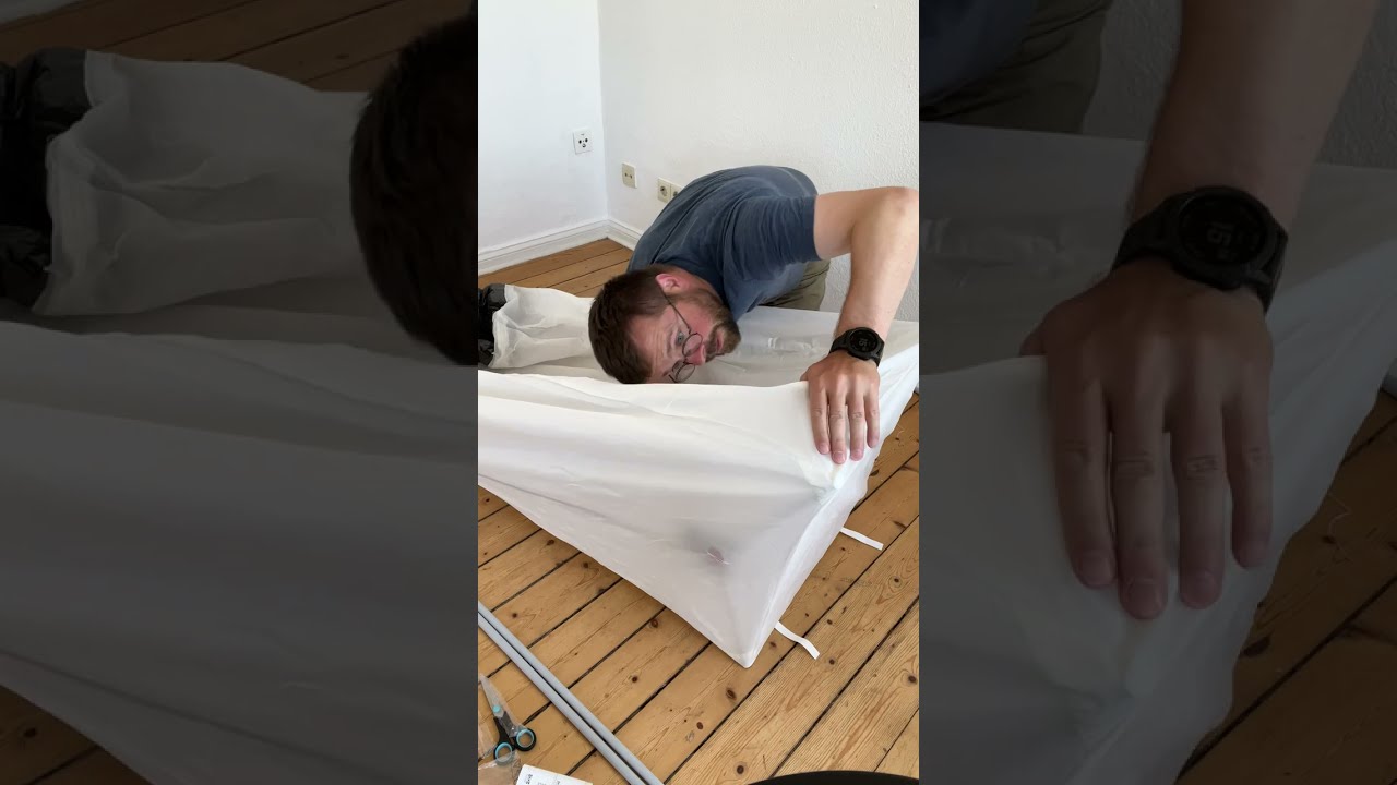 IKEA VUKU Wardrobe: Step-by-Step Assembly Guide. Vertical Version for Smartphones