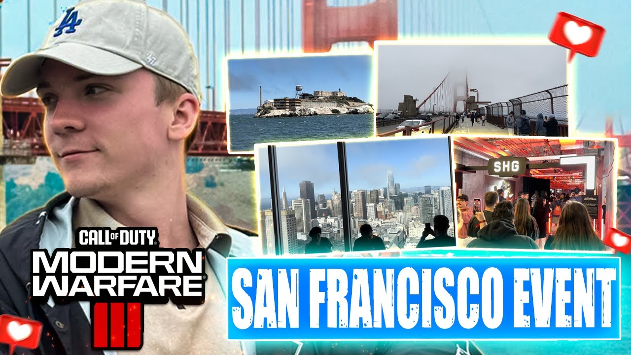 ACTIVISION hat mich eingeladen MW3 in San Francisco zu SPIELEN😳 (Vlog)