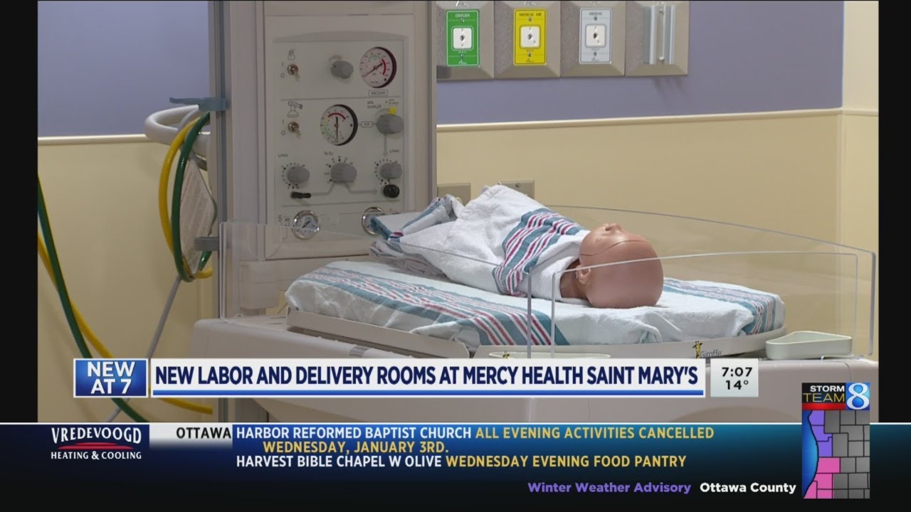 Mercy Health Saint Mary's reveals revamped birthing rooms